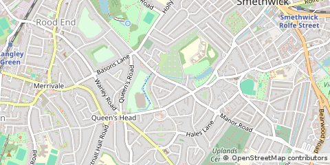 Map of Smethwick, West Midlands