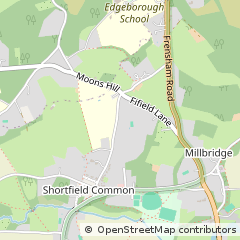 Map of Farnham, Surrey
