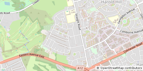 Map of Romford
