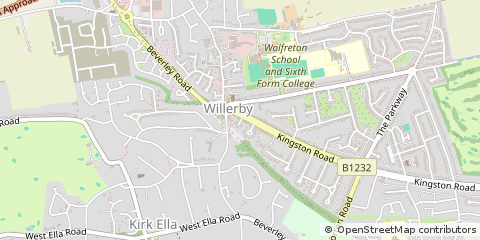 Map of Hull, East Yorkshire