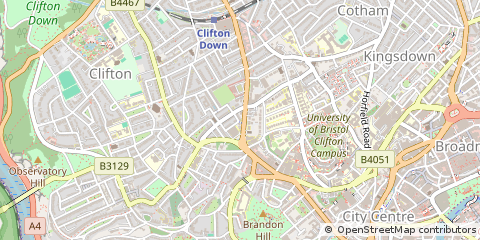 Map of Bristol