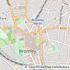 Map of Bromley, Kent