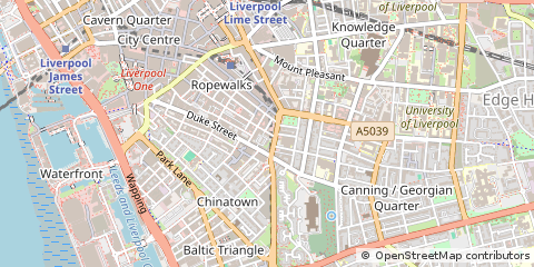 Map of Liverpool