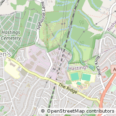 Map of Hastings, East Sussex