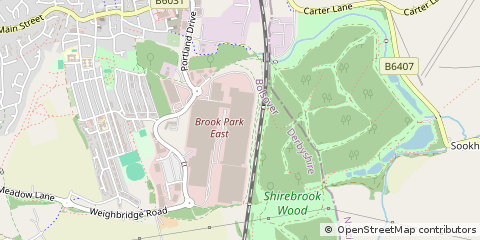 Map of Mansfield