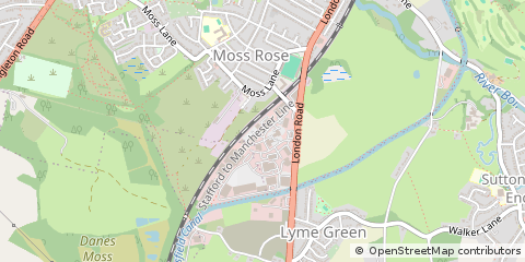 Map of Macclesfield