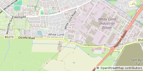 Map of Morecambe, Lancashire