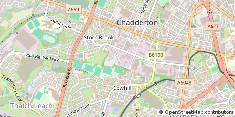 Map of Oldham