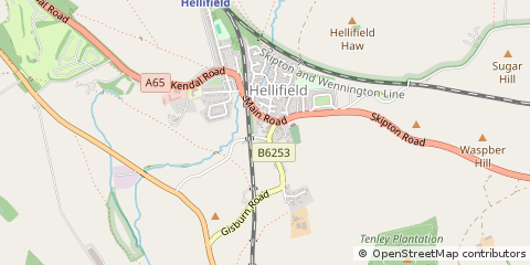 Map of Skipton, North Yorkshire