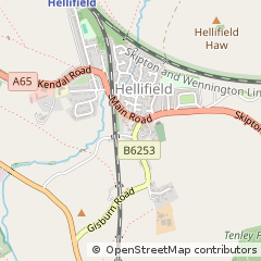 Map of Skipton, North Yorkshire