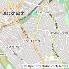 Map of Halesowen, West Midlands