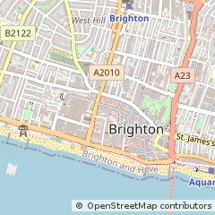 Map of Brighton, East Sussex