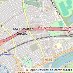 Map of Brentford, Middlesex