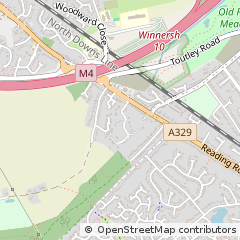 Map of Wokingham