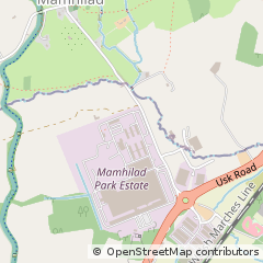 Map of Pontypool, Torfaen