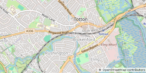Map of Southampton