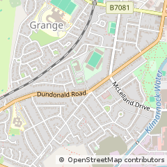 Map of Kilmarnock, Ayrshire