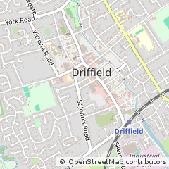 Map of Driffield, East Yorkshire