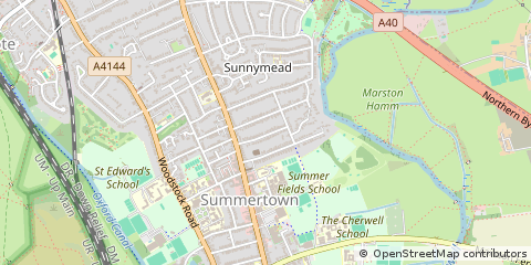 Map of Oxford