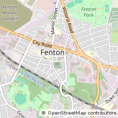 Map of Stoke-on-Trent, Staffordshire