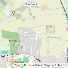 Map of Leeds, West Yorkshire