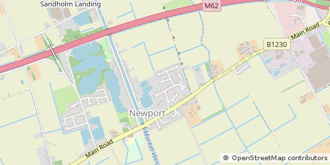 Map of Brough, East Yorkshire