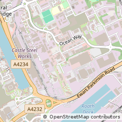 Map of Cardiff