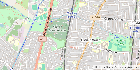 Map of Enfield, London