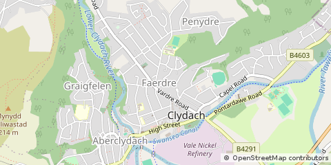 Map of Swansea