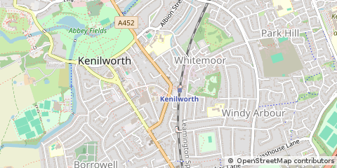 Map of Kenilworth