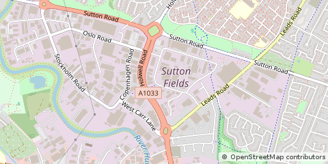 Map of Hull