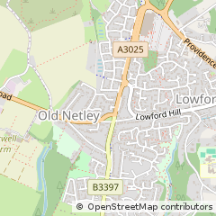 Map of Bursledon, Hampshire