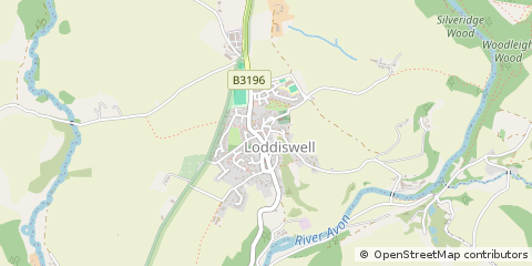 Map of Kingsbridge, Devon