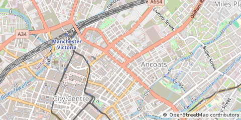 Map of Manchester