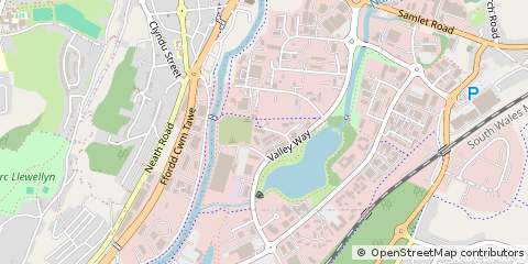 Map of Swansea