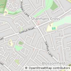 Map of Solihull