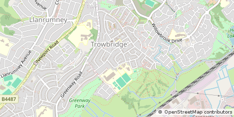 Map of Cardiff