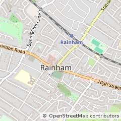 Map of Gillingham, Kent