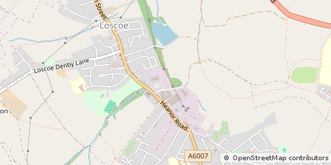 Map of Heanor, Derbyshire