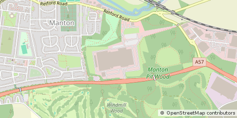 Map of Worksop