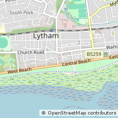 Map of Lytham ST. Annes