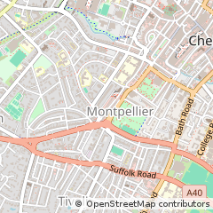 Map of Cheltenham