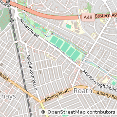 Map of Cardiff