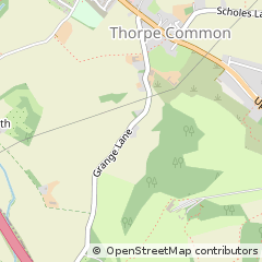 Map of Rotherham, South Yorkshire