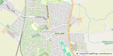 Map of Nottingham, Nottinghamshire