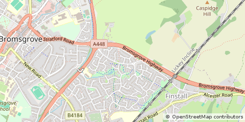 Map of Worcestershire