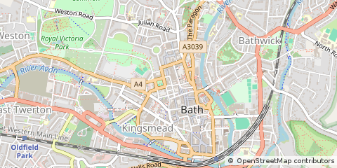 Map of Bath