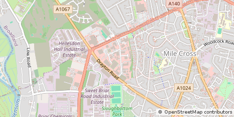 Map of Norwich, Norfolk