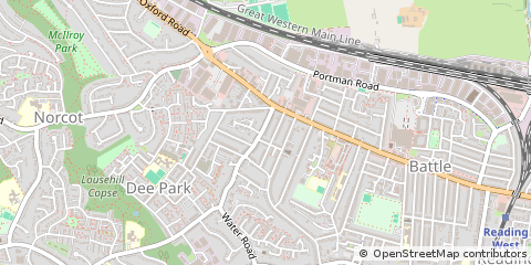 Map of Reading