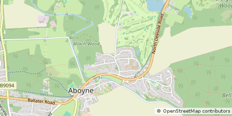 Map of Aberdeenshire